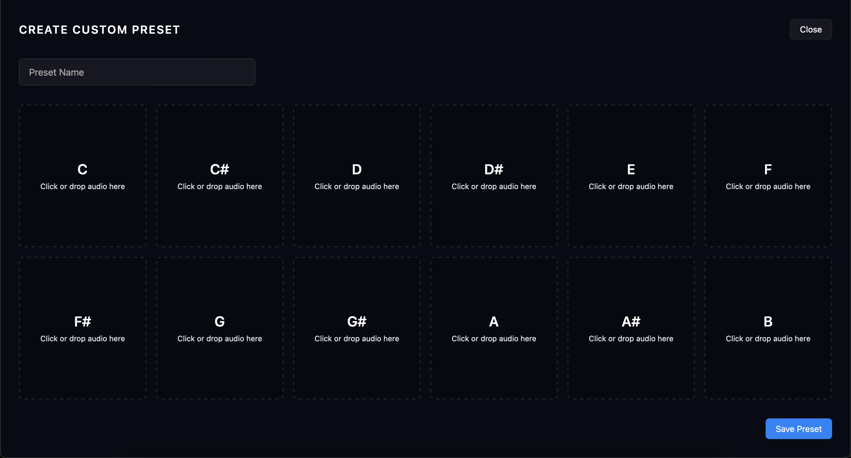 PadSphere Preset Editor